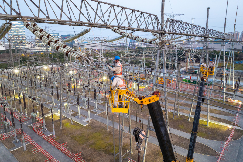 苏州工业园区首座500千伏变电站超规模扩建工程第一阶段收官